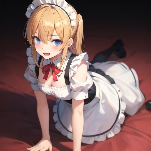 すり寄って来るメイド