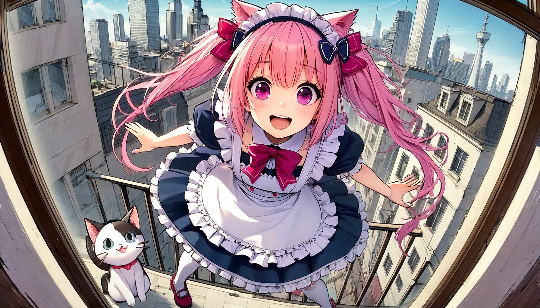 そうだ、ピンク髪ツインテールでいこう！