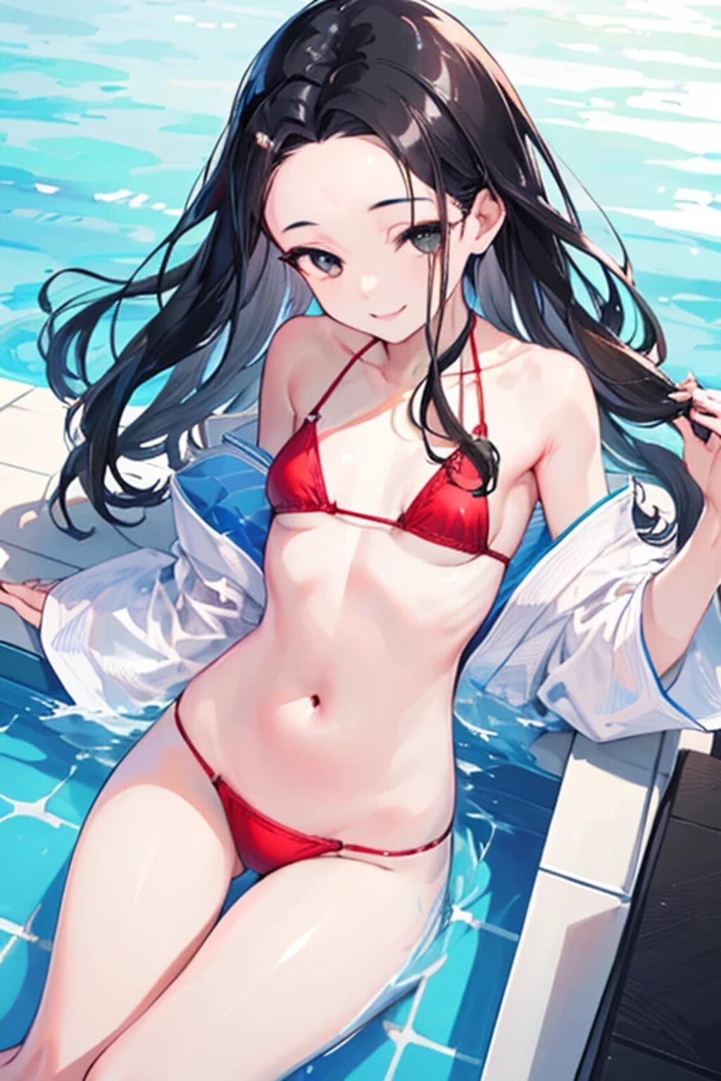 和歌月まりあ　ちっちゃい水着