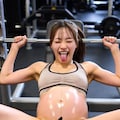 ノーパン露出ジムトレ① 10枚目