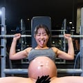 ノーパン露出ジムトレ① 5枚目