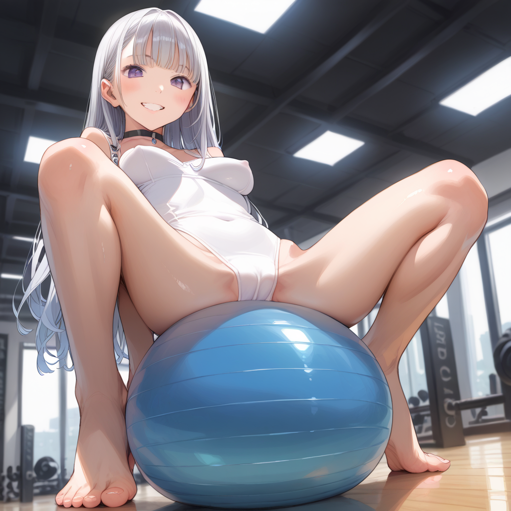 メイドさんもレオタード