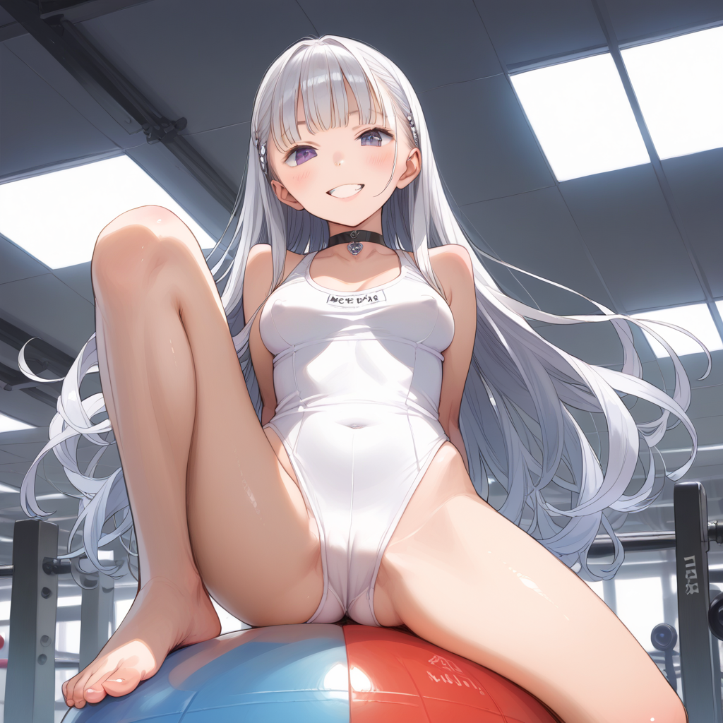 メイドさんもレオタード