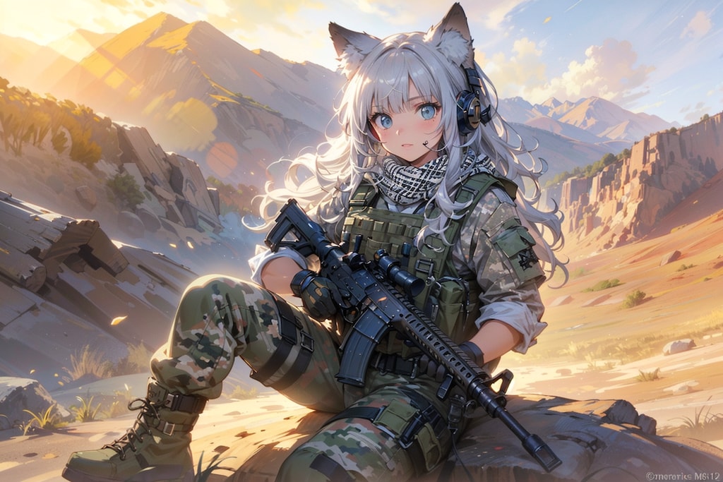 月刊ミリタリー雑誌「Mountain Striker」📕✨🐺