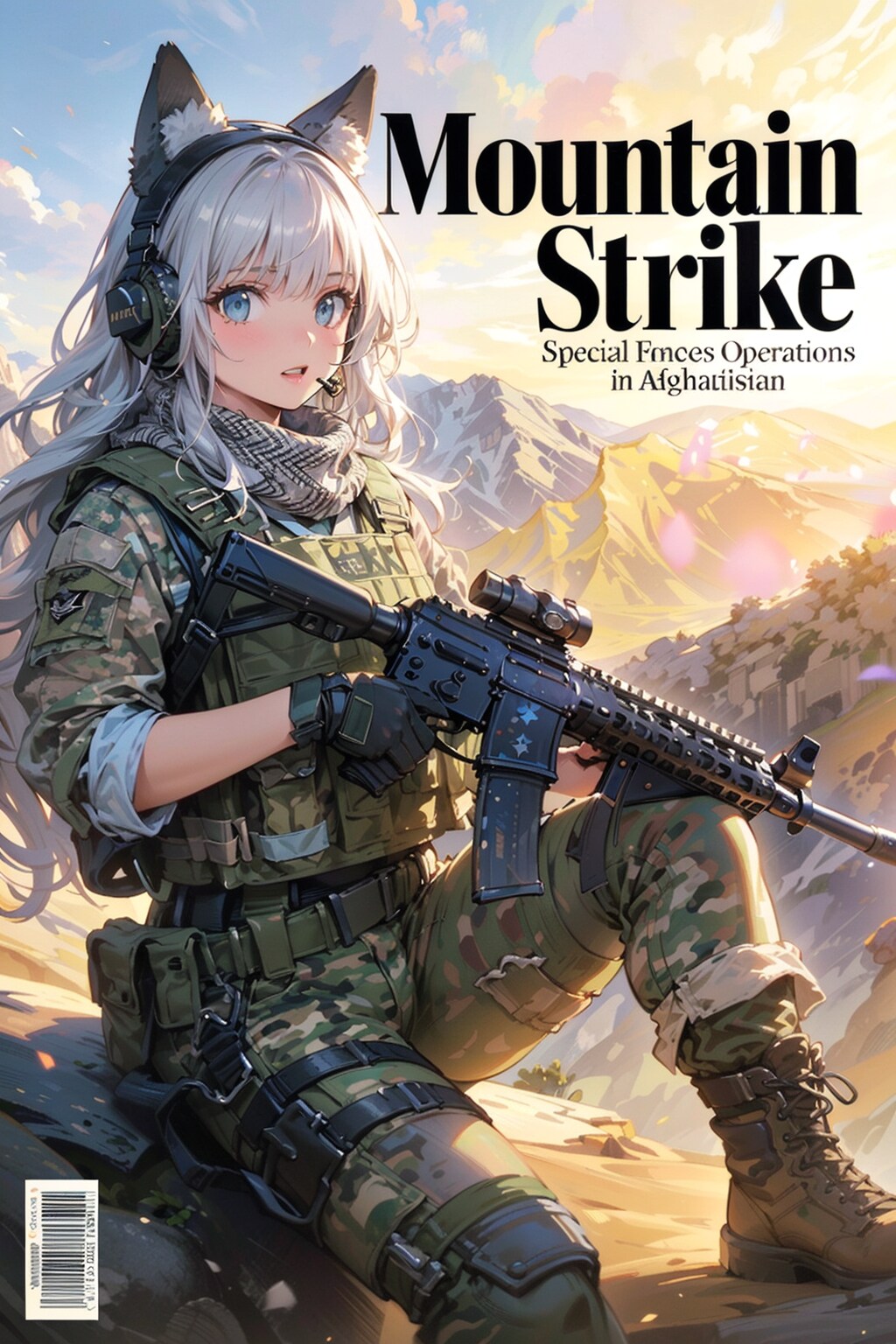 月刊ミリタリー雑誌「Mountain Striker」📕✨🐺