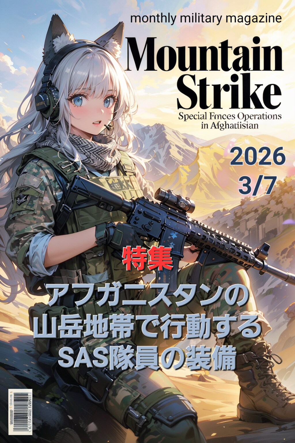 月刊ミリタリー雑誌「Mountain Striker」📕✨🐺 | の人気AIイラスト・グラビア