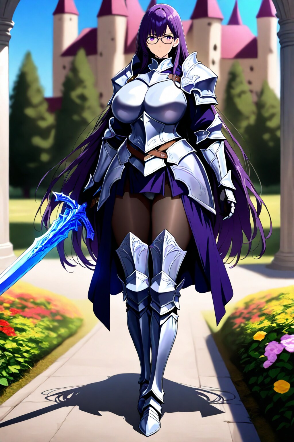 紫髪の聖騎士4