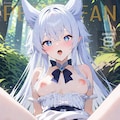 7枚）ネコ科の魔族少女／おもらし 2枚目