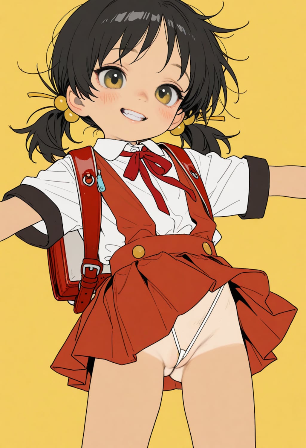 学生服のエッチな着こなし
