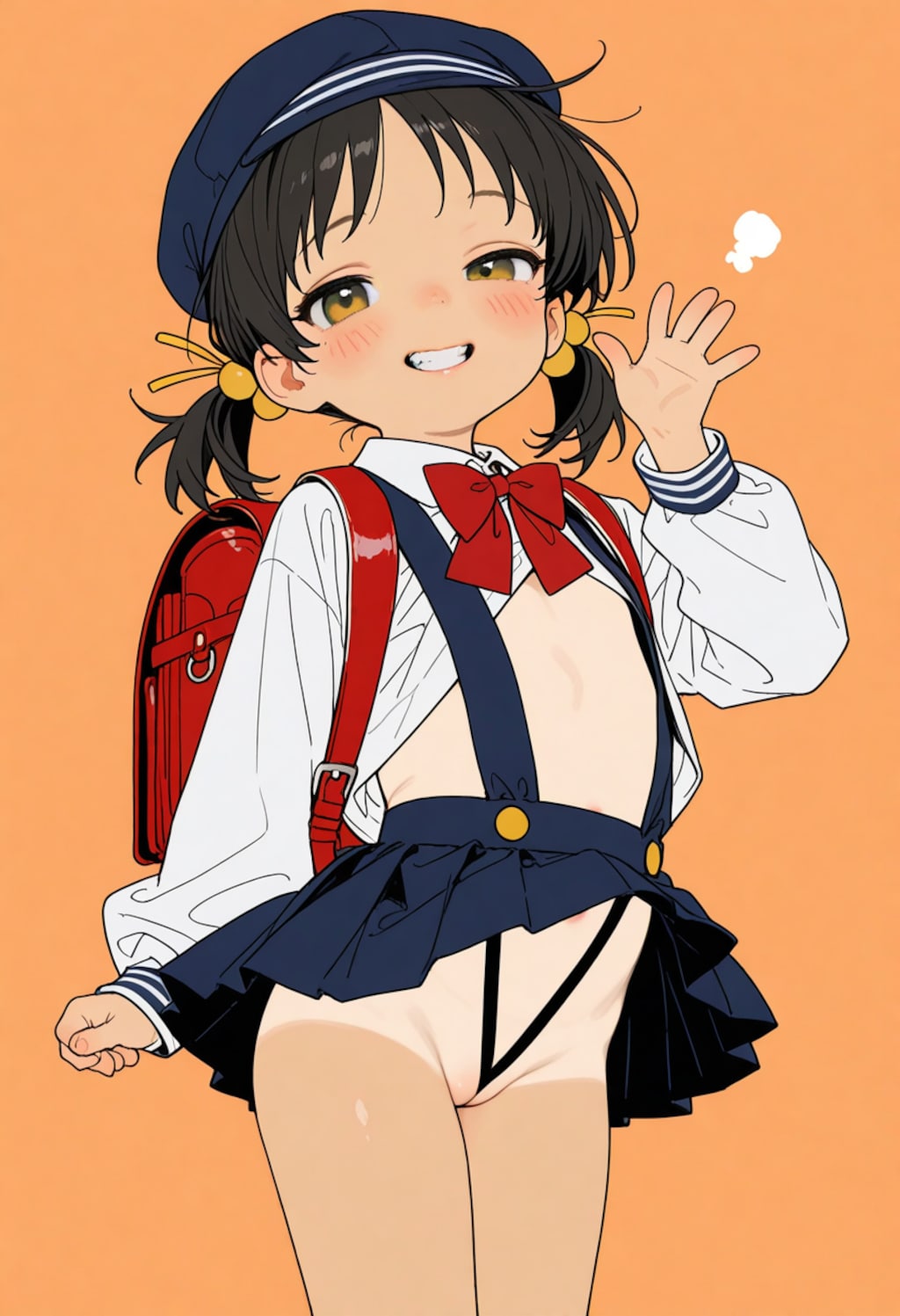 学生服のエッチな着こなし