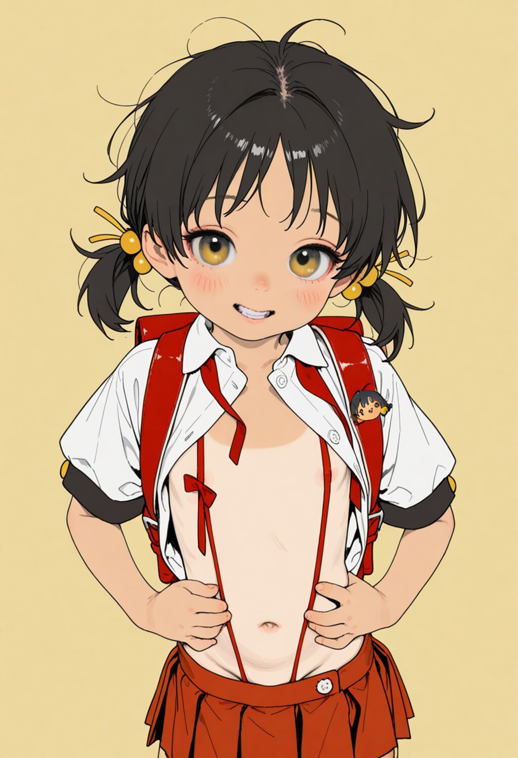 学生服のエッチな着こなし