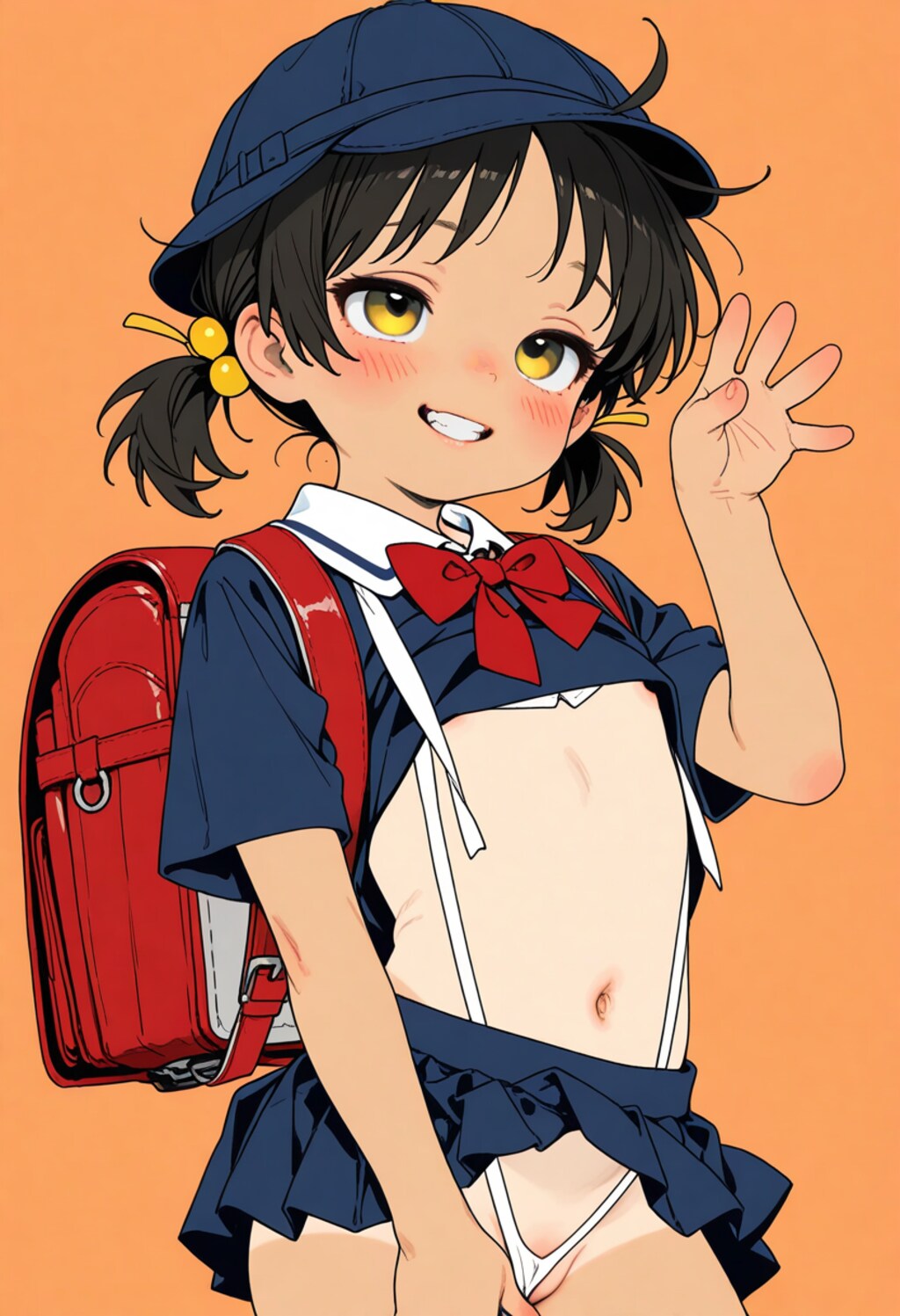 学生服のエッチな着こなし
