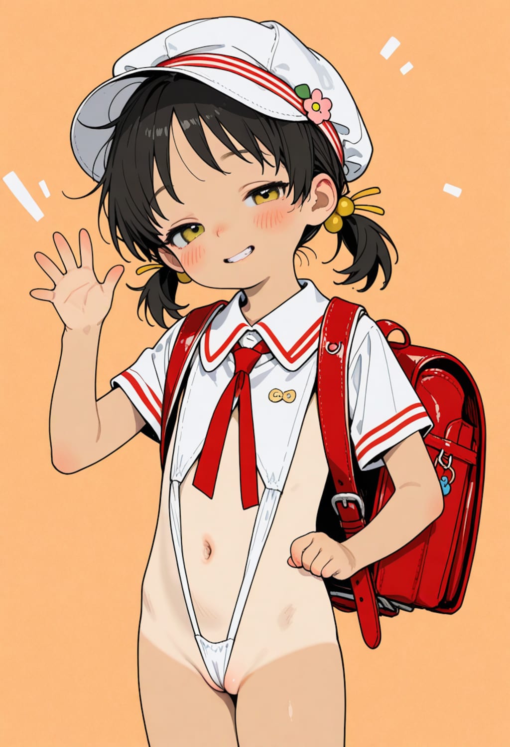 学生服のエッチな着こなし