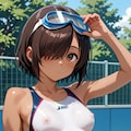 その１  水泳部の見学 3枚目