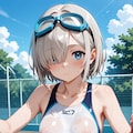 その１  水泳部の見学 4枚目