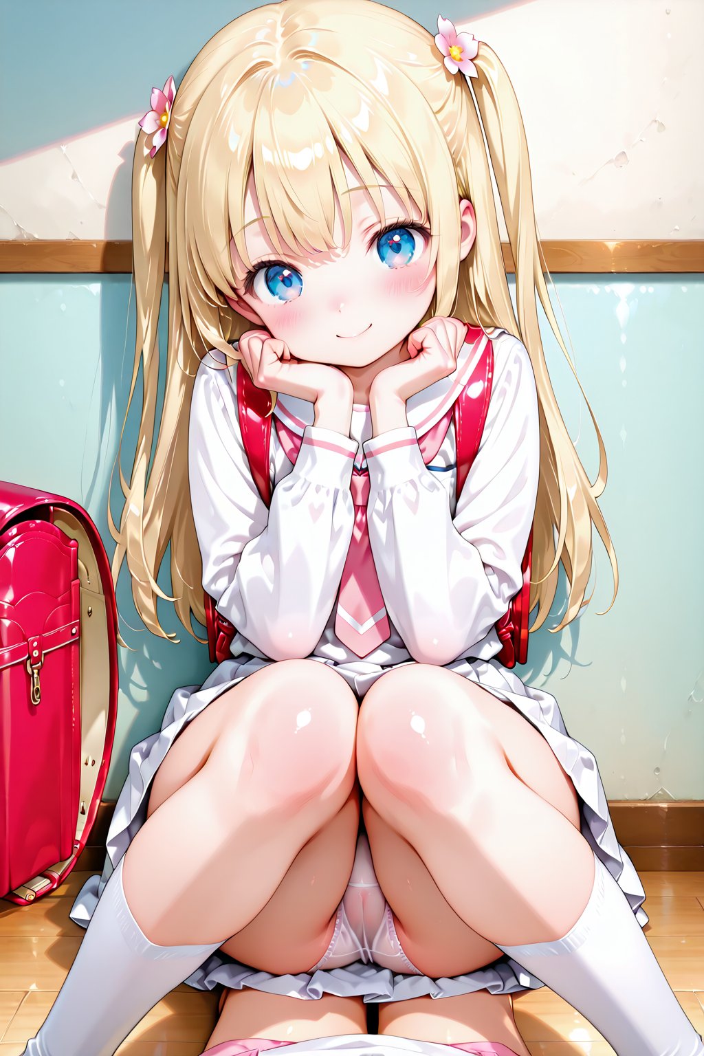 座りパンチラ