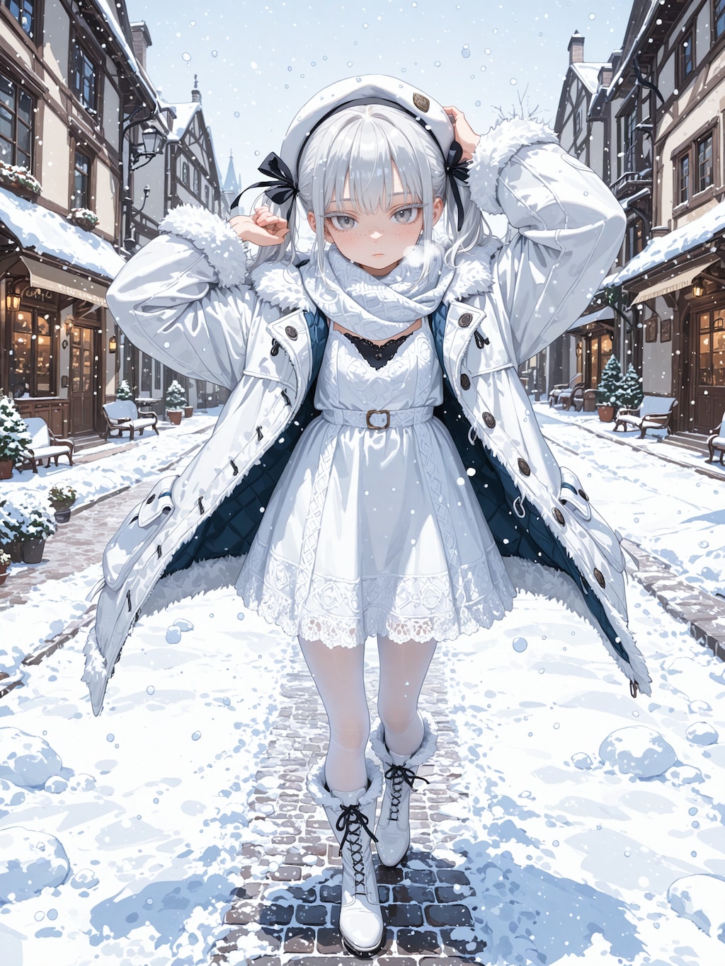 エレーナの冬コーデ