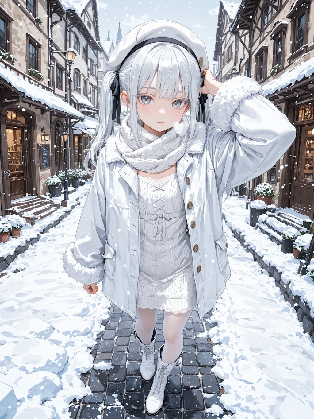 エレーナの冬コーデ