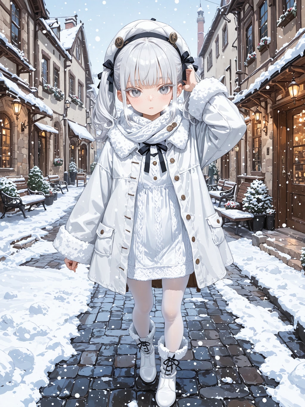 エレーナの冬コーデ