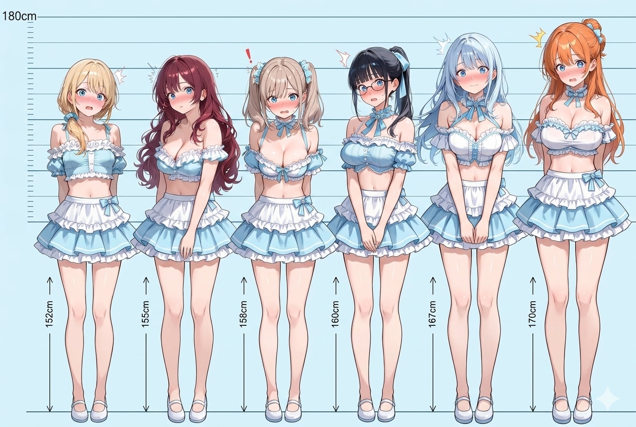 PoNの身長差