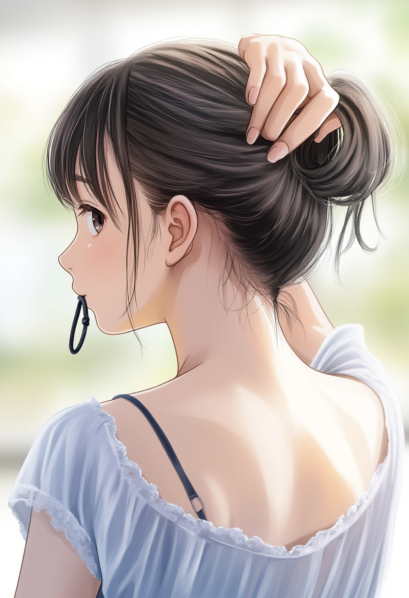 うなじ | の人気AIイラスト・グラビア