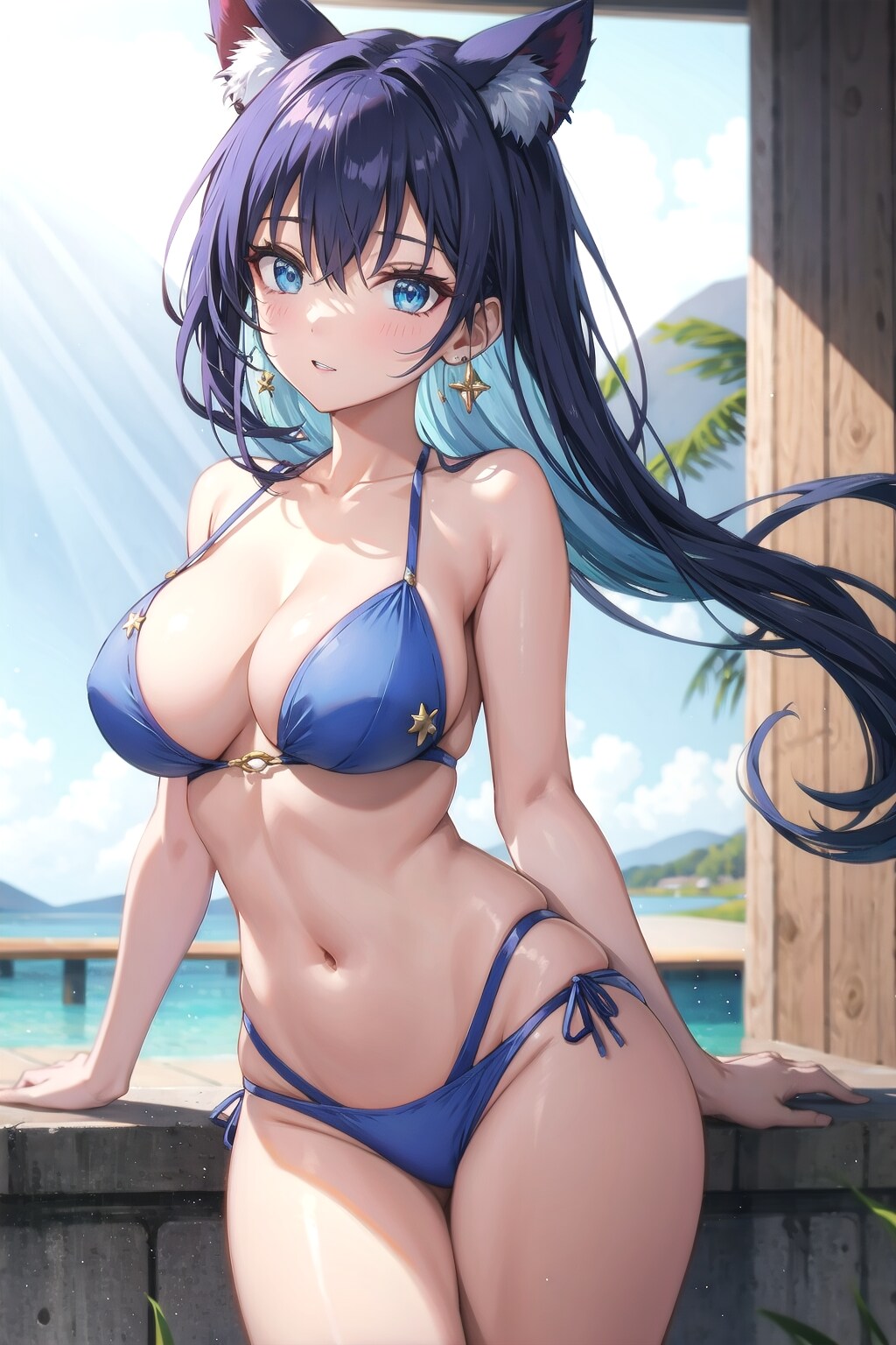 青水着