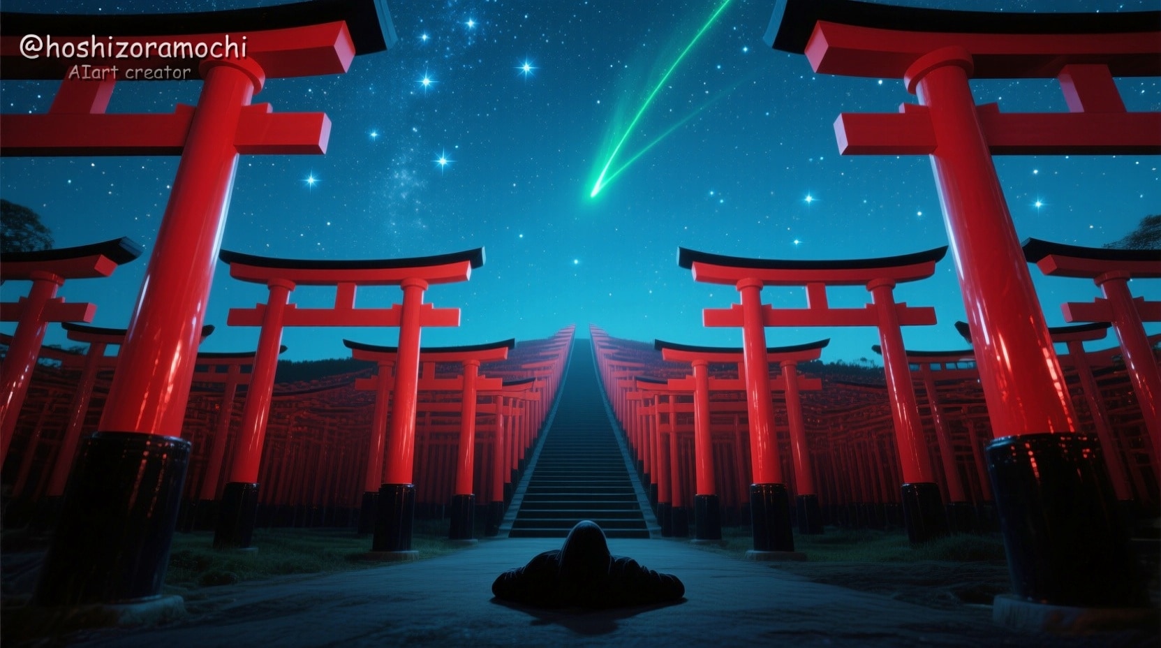 この道の先、神々は眠っている——⛩️ | の人気AIイラスト・グラビア