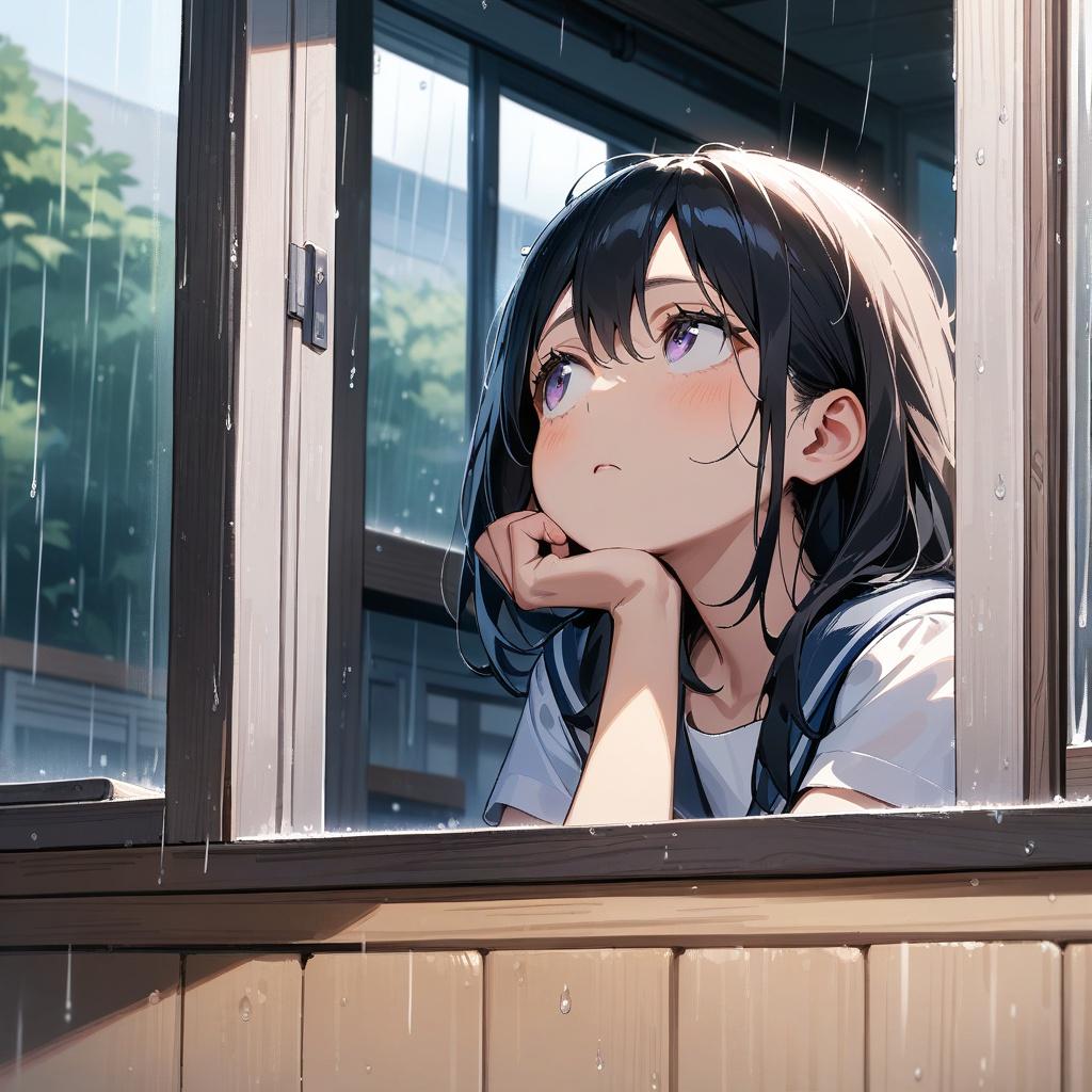 ずっと降ってるなぁ | の人気AIイラスト・グラビア