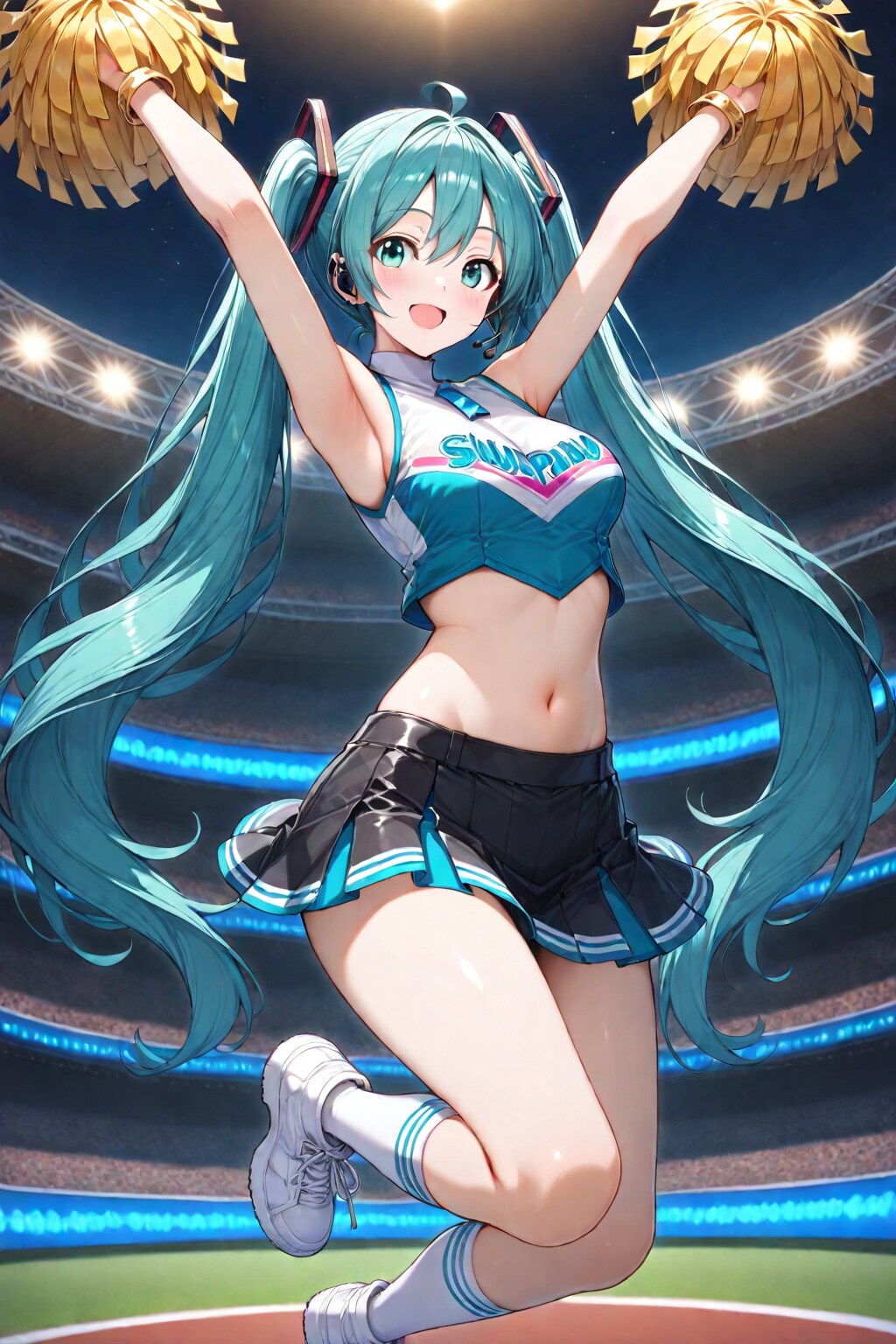 【習作】初音ミクちゃん　ーチアガールー