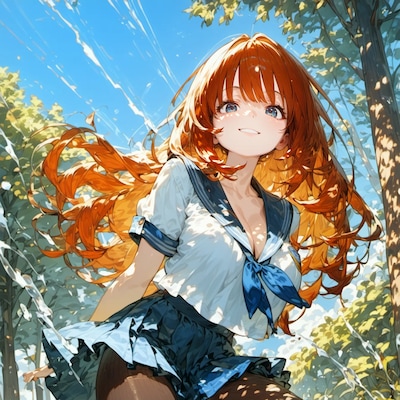 Sailor Under the Sun Shower