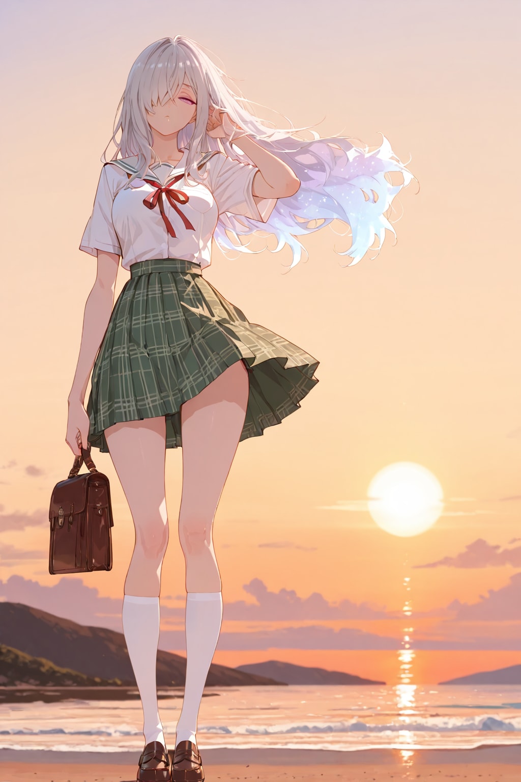 夕暮れ