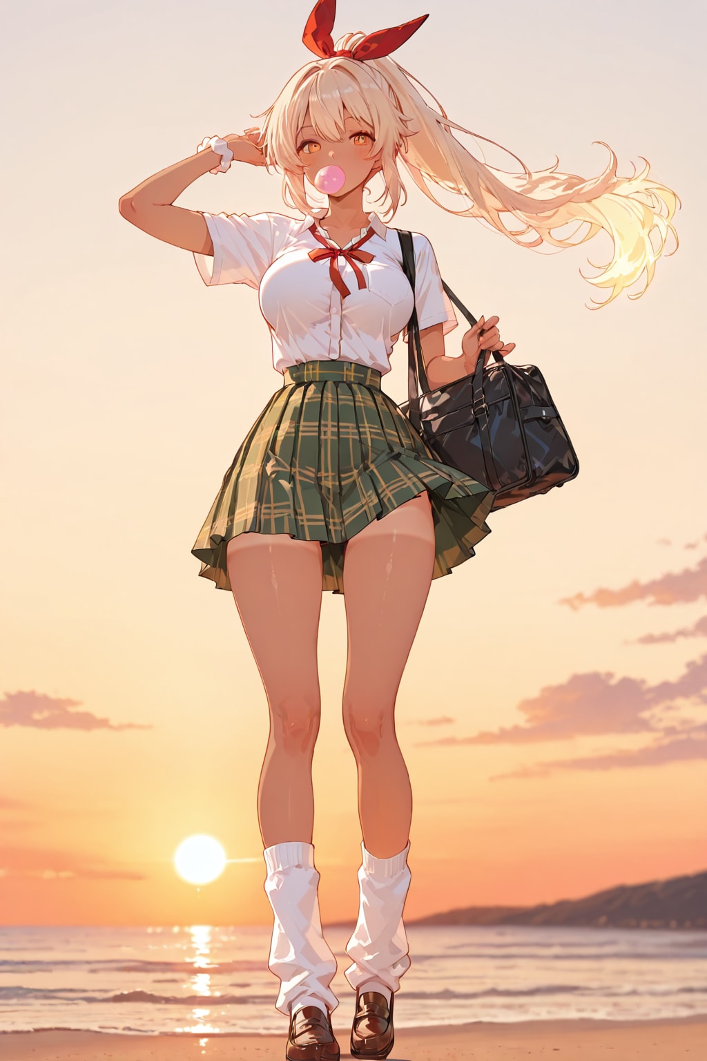 夕暮れ