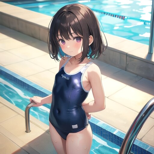 プールサイドの君2