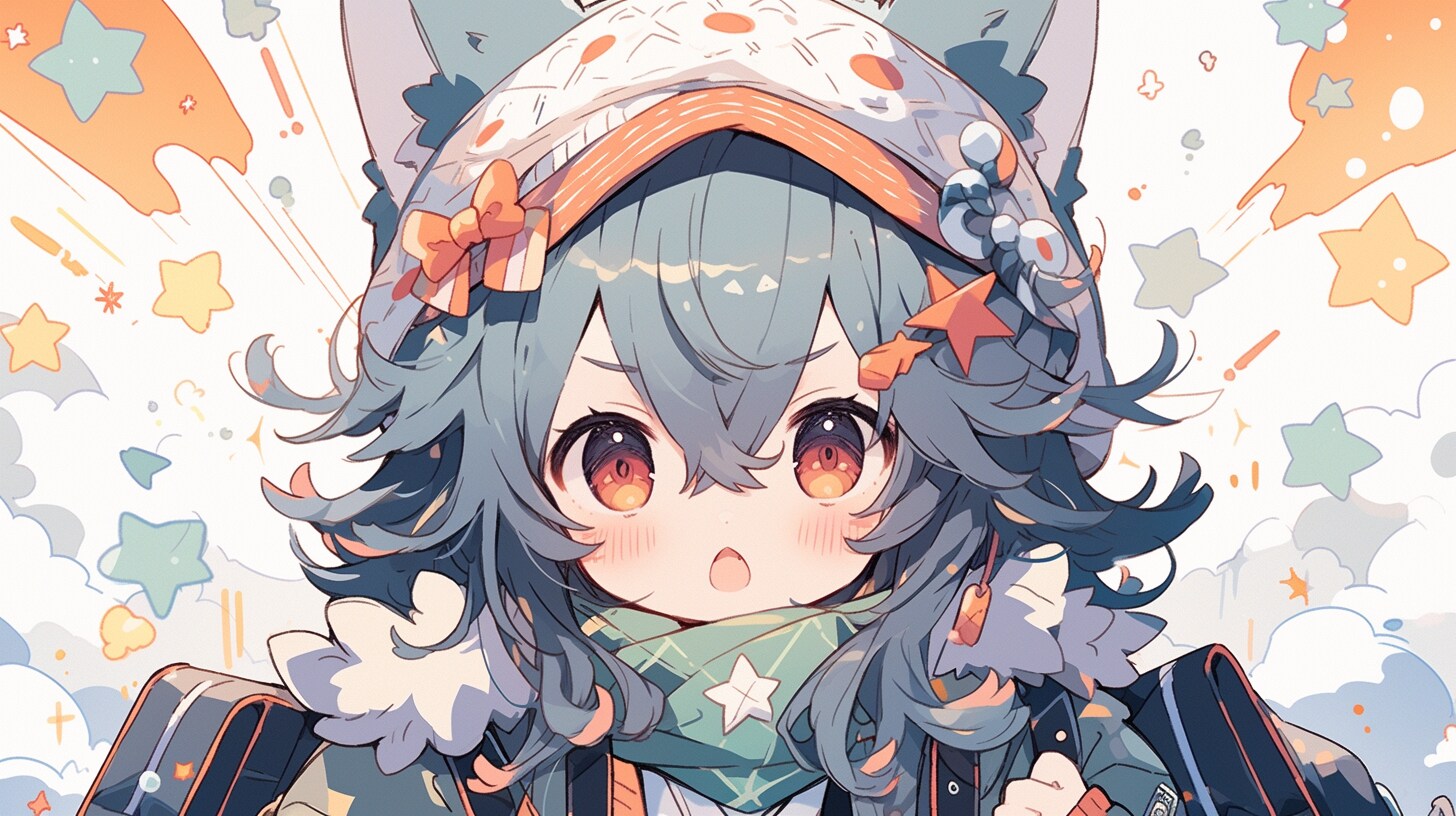 星空を旅する猫耳の少女