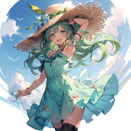 風の中