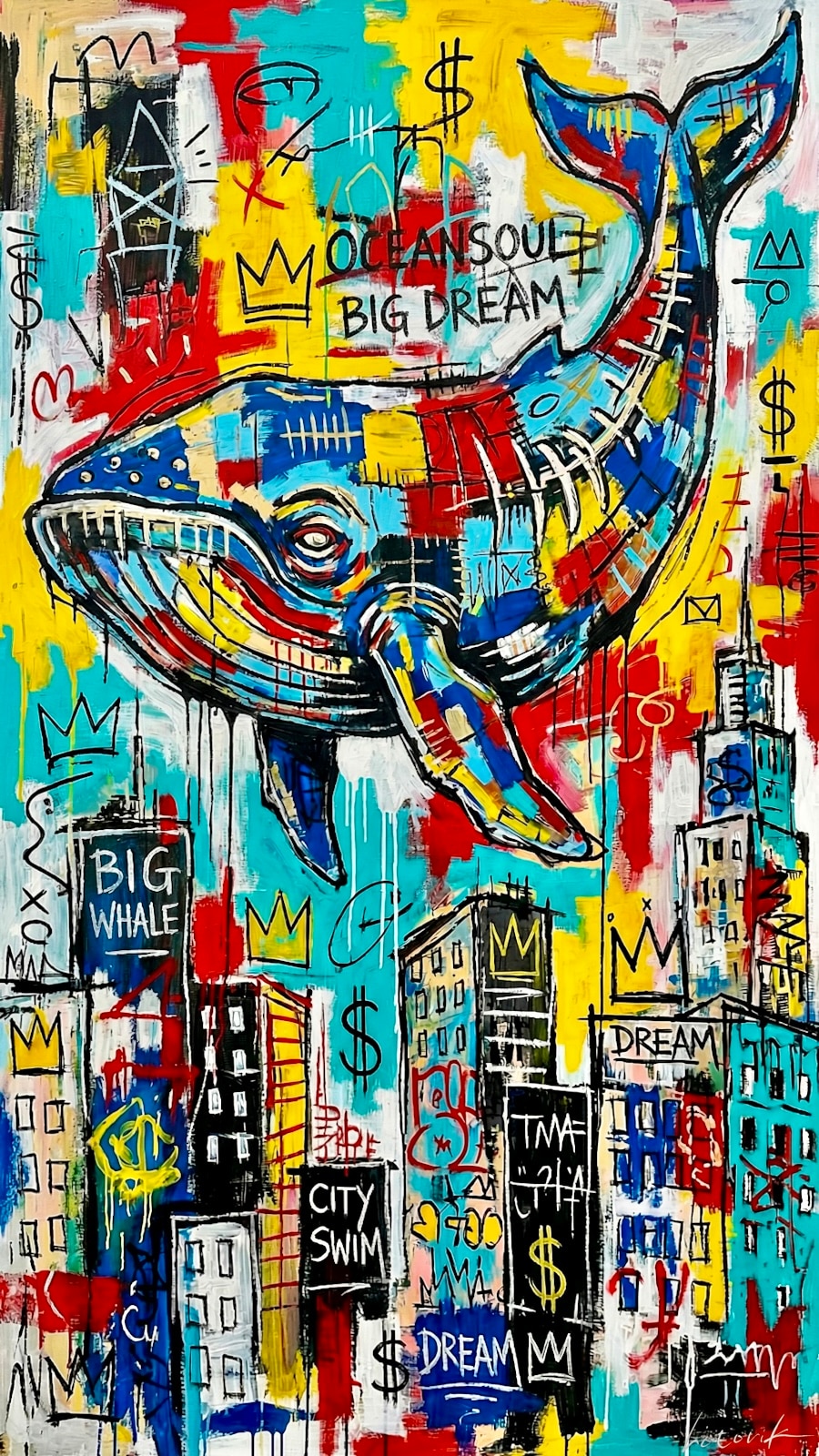 夢はクジラ級／スマホ壁紙アーカイブ | の人気AIイラスト・グラビア