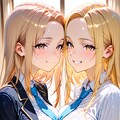 金髪双子JK 2枚目