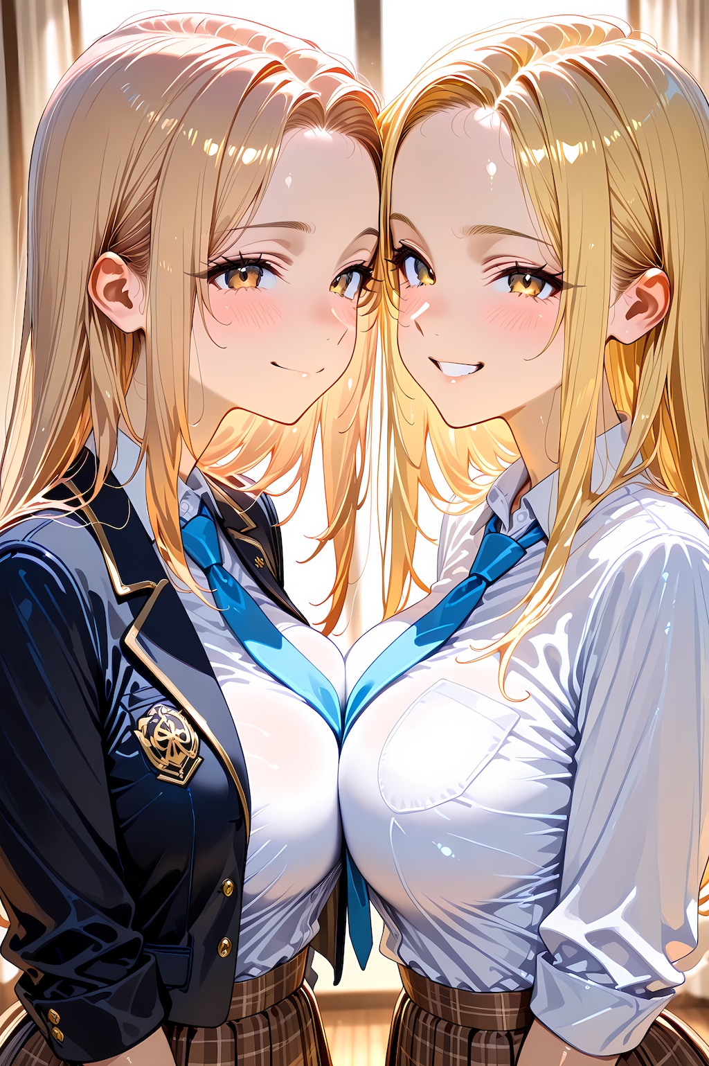金髪双子JK