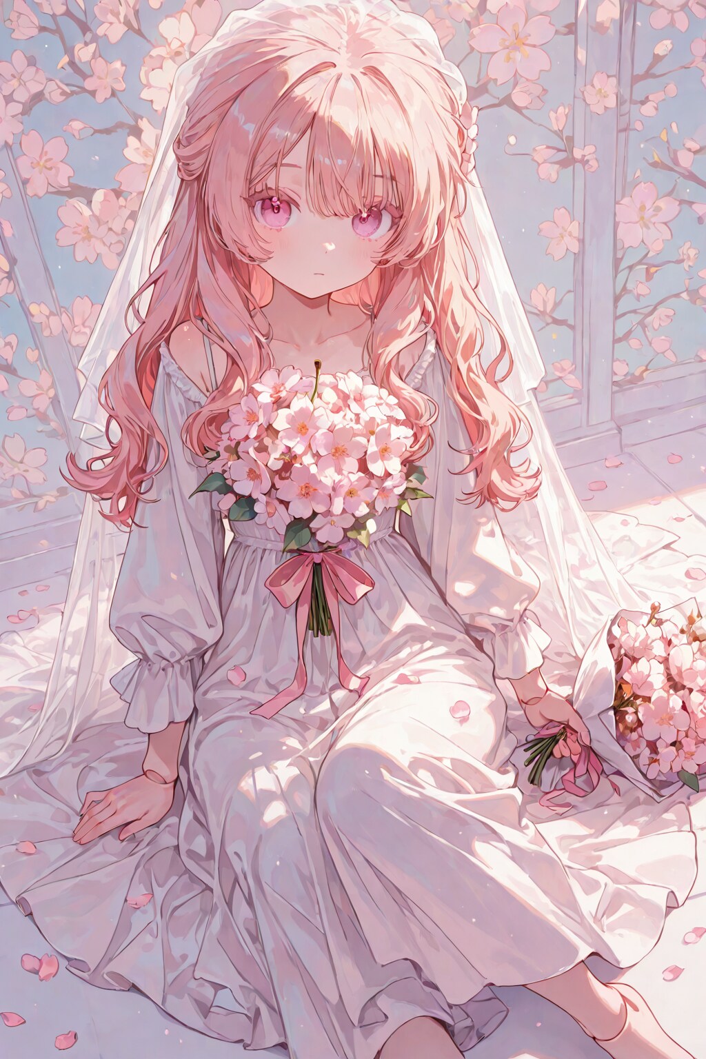 花嫁に花束