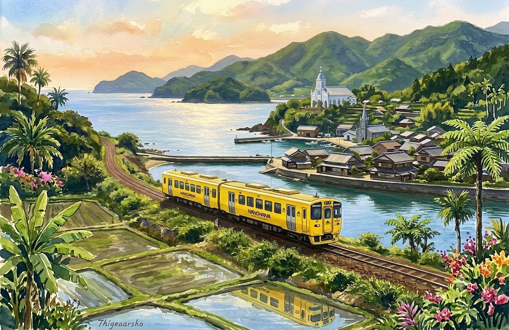 海が見える（教会）