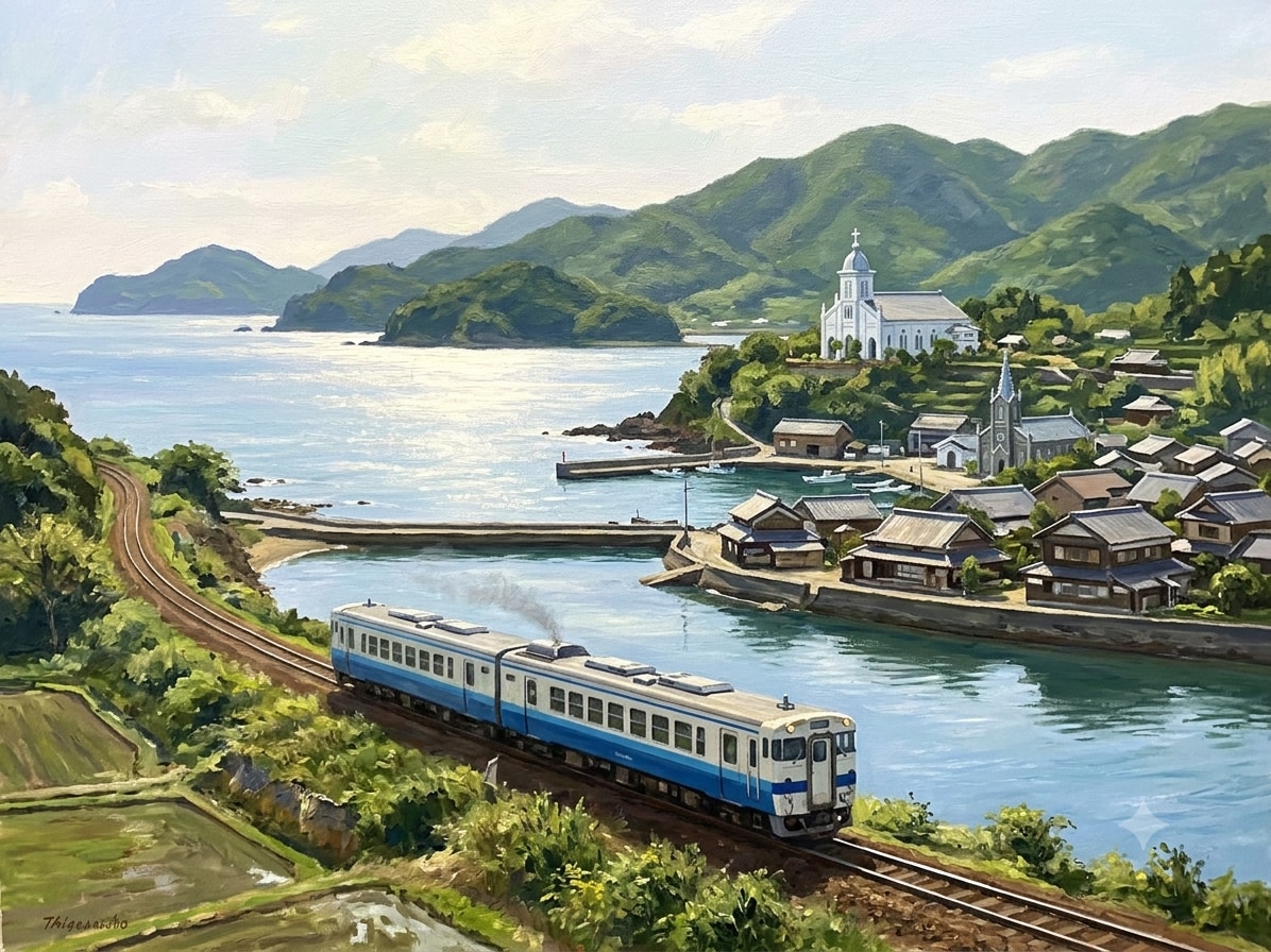 海が見える（教会）
