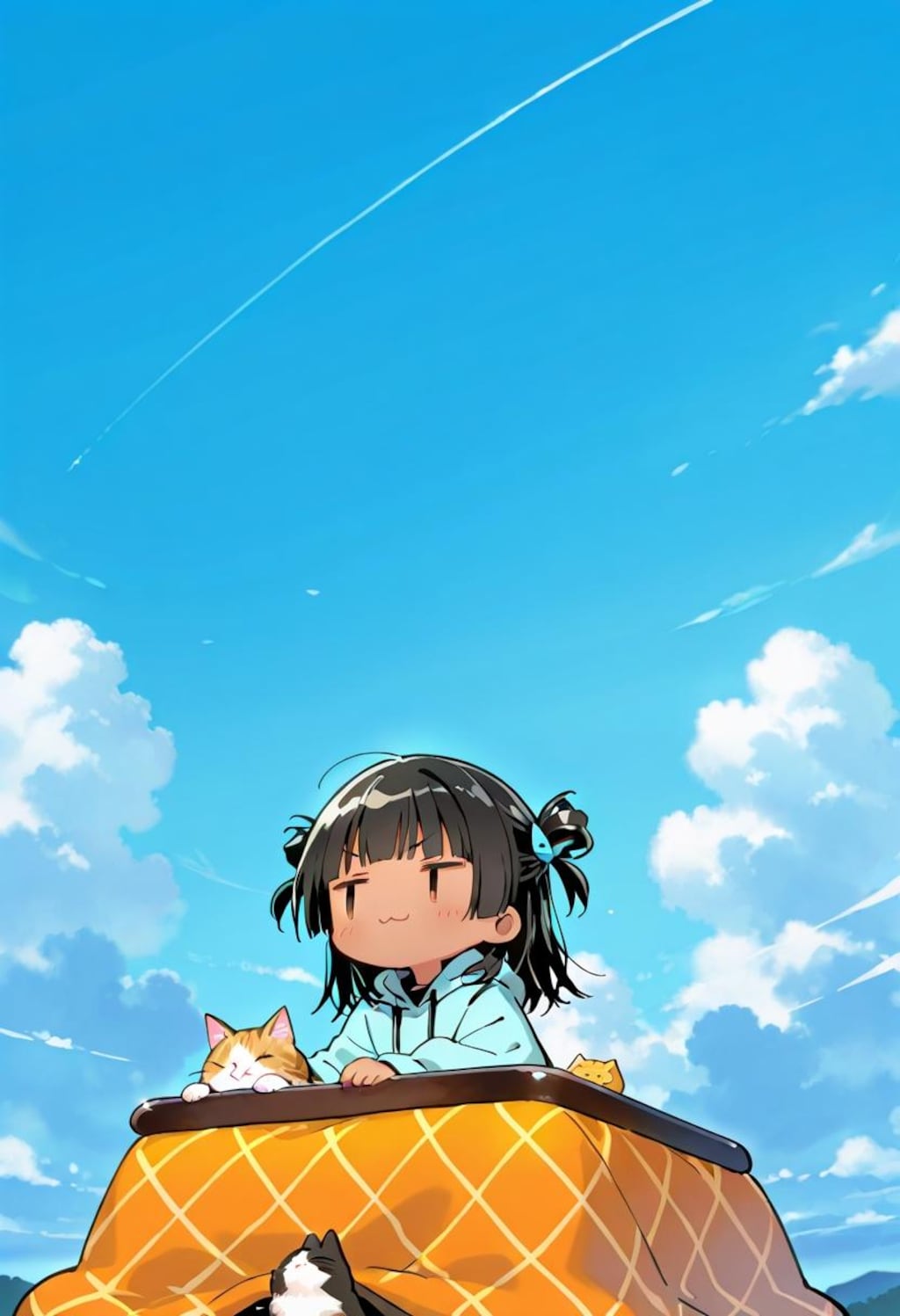 こたつとネコとこなつとツナ