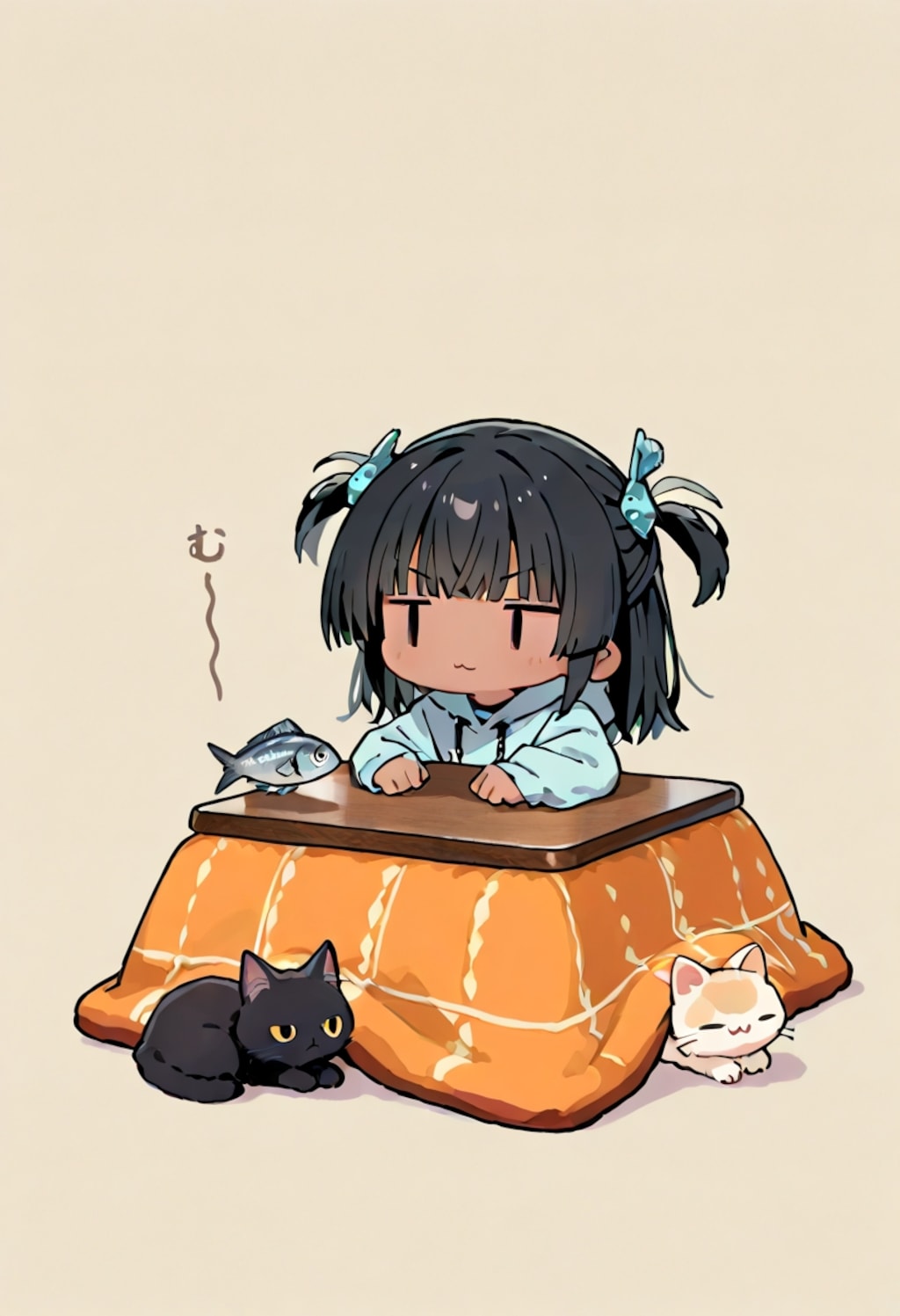 こたつとネコとこなつとツナ