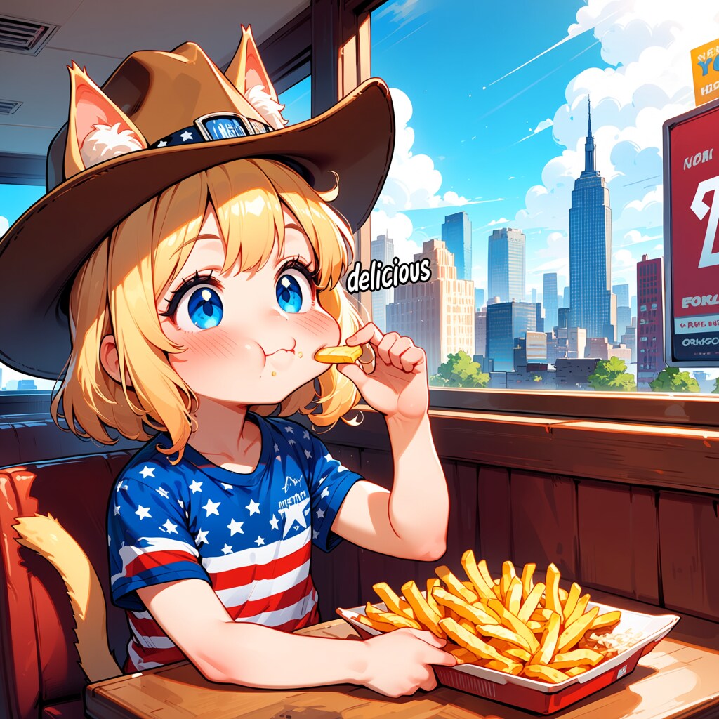 Animaでアメリカンフライドポテトの日