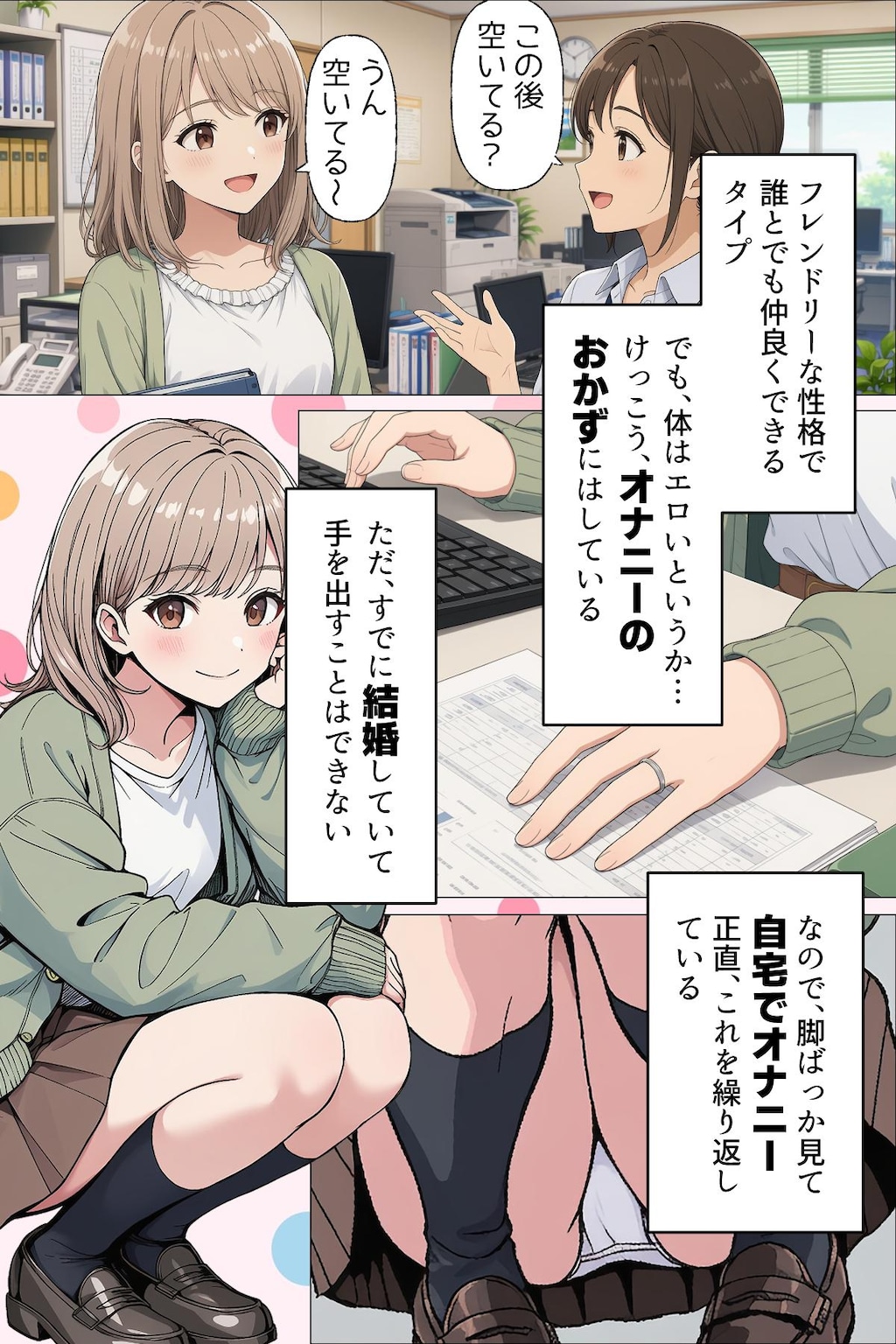【漫画】指名は卒アルの中で 卒業アルバムに載っている元同級生しか