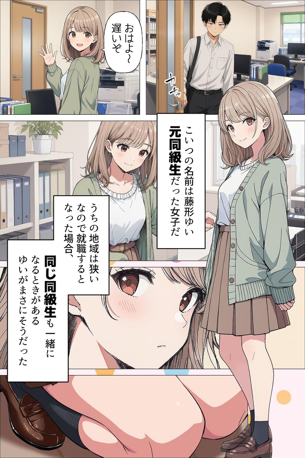 【漫画】指名は卒アルの中で 卒業アルバムに載っている元同級生しか