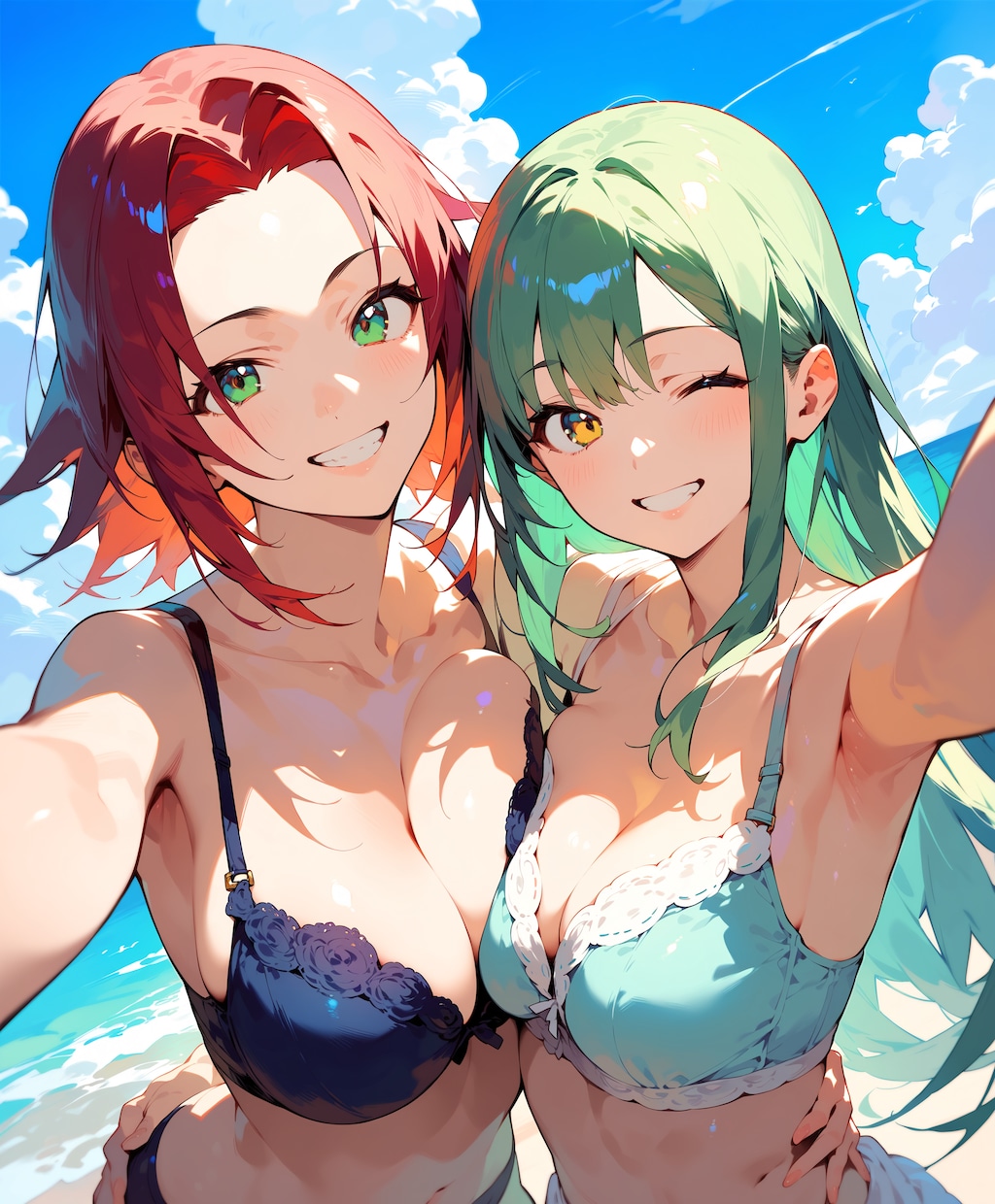 ほら♪　もっと寄って♡