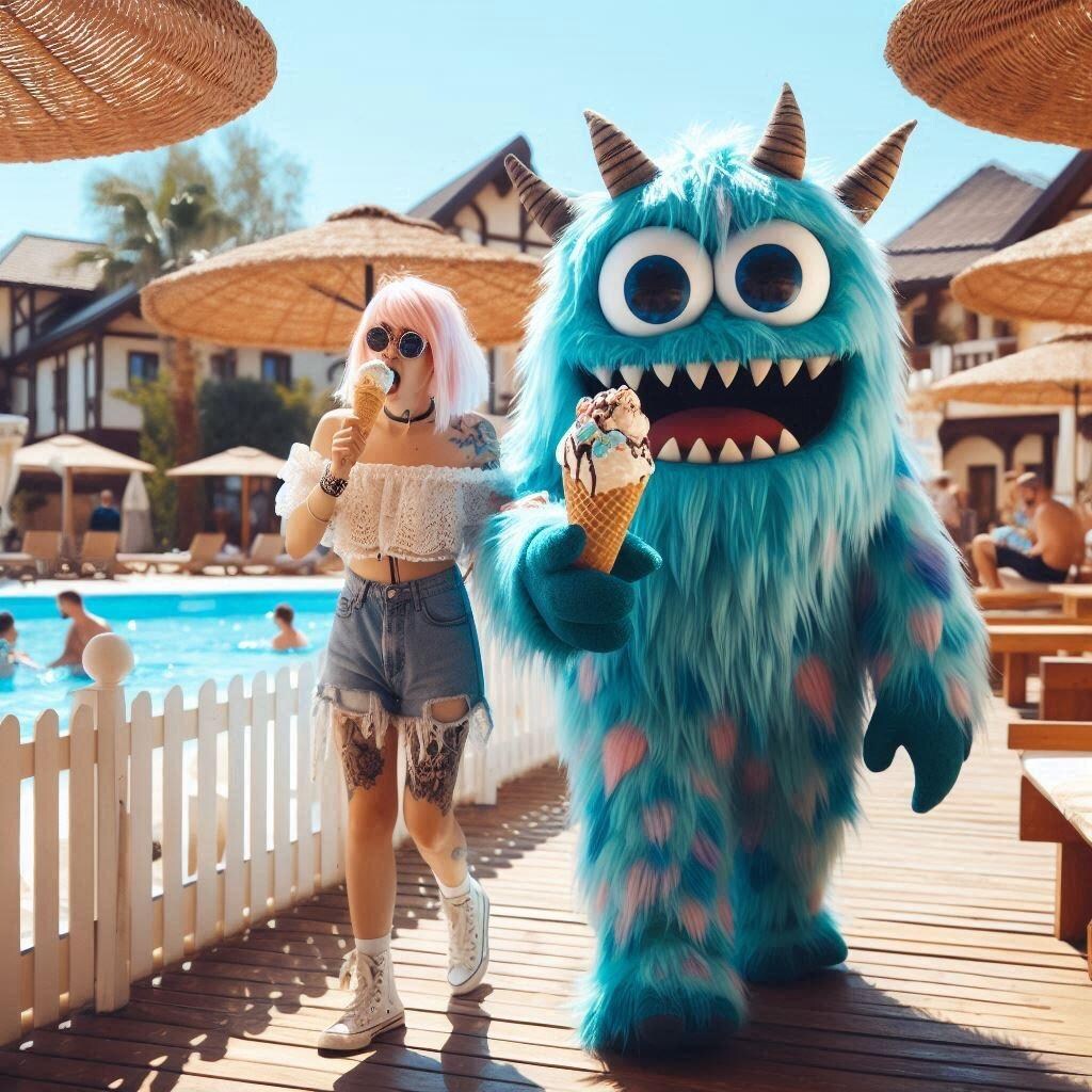 フリフリモンスターの夏