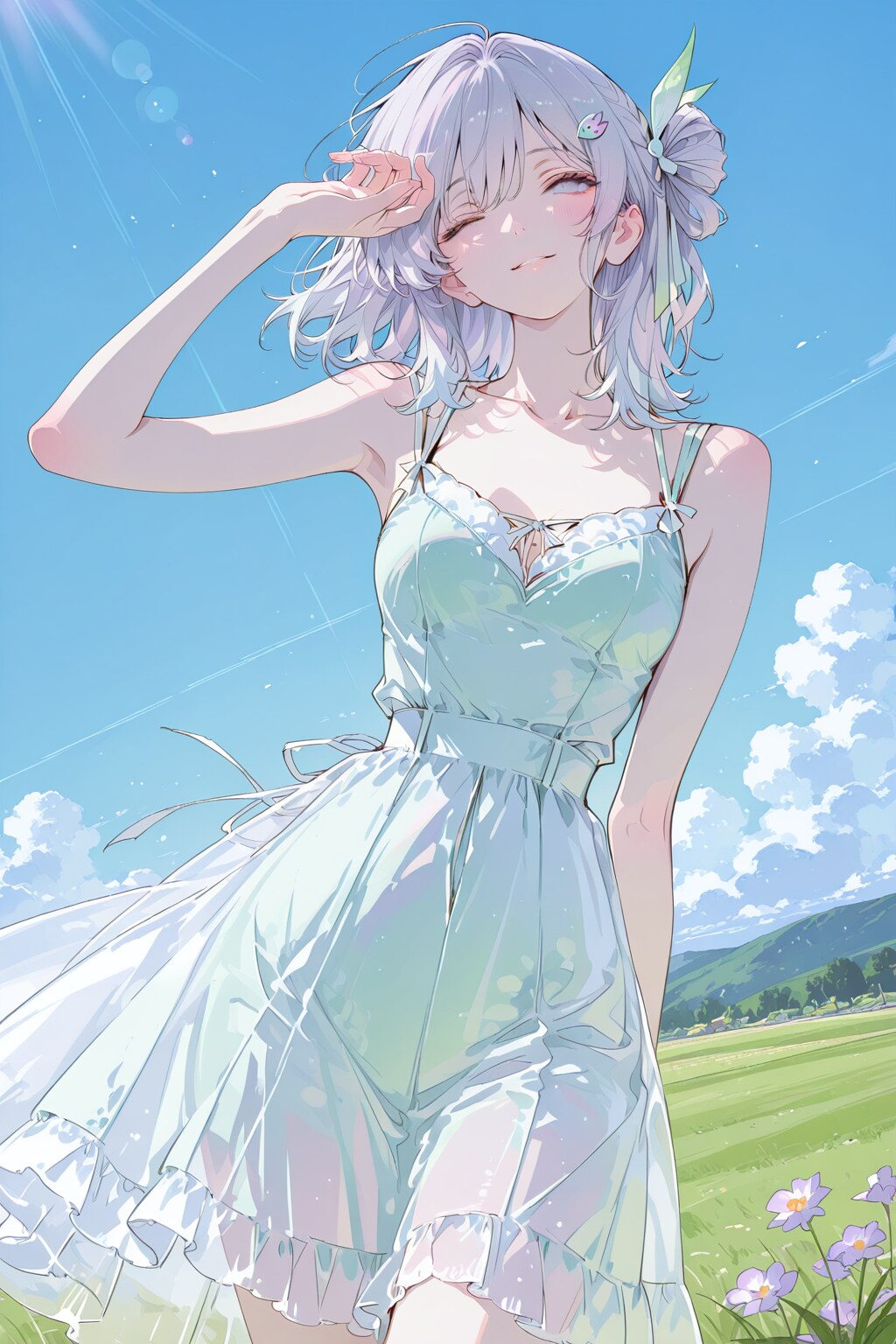 まぶしい今日を、見上げて | の人気AIイラスト・グラビア