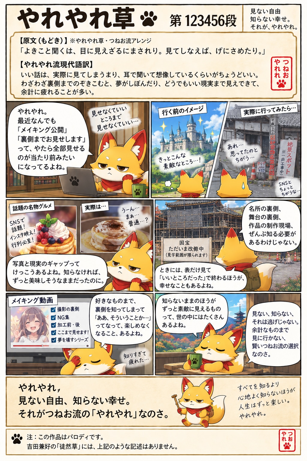 【まんが】やれやれ草